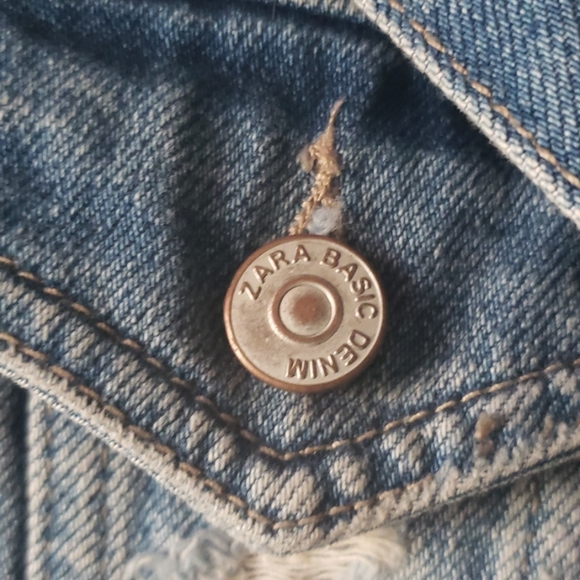 Zara Denim Jeans Jacket - Picture 4 of 4